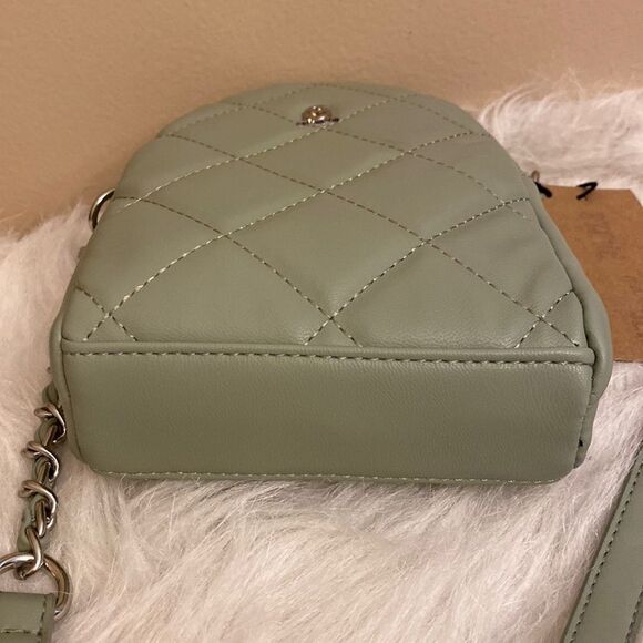 NWT Steve Madden (btaluli) Quilted Double Zip Mini Crossbody - Picture 8 of 8